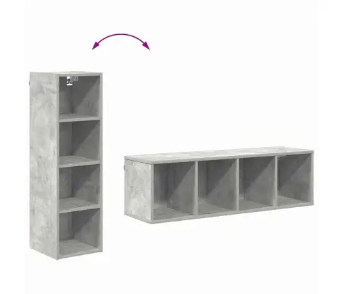 Pakabinama Spintelė Riga Betono Pilka 30 X 29,5 X 100 Cm