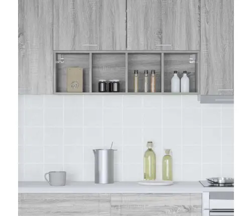 Piekarams Skapītis Riga Pelēks Sonoma 30 X 29,5 X 100 Cm Vidaxl