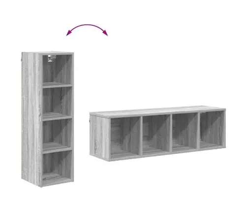 Piekarams Skapītis Riga Pelēks Sonoma 30 X 29,5 X 100 Cm Vidaxl