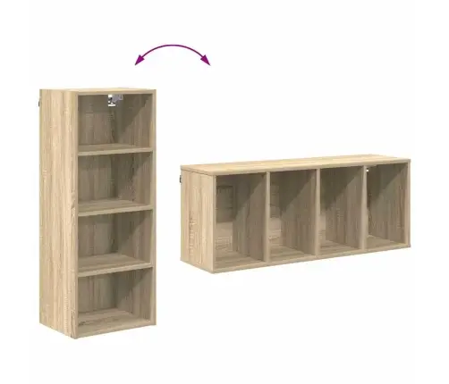 Piekarams Skapītis Riga Sonoma Ozols 40 X 29,5 X 100 Cm Vidaxl