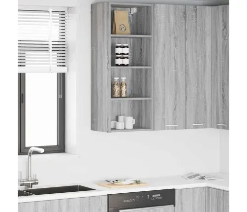 Piekarams Skapītis Riga Pelēks Sonoma 20 X 29.5 X 80 Cm Vidaxl