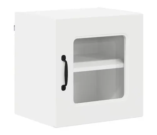 Virtuves Sienas Skapītis Ar Plauktu 2 Pcs Balts 40 X 31 X 40 Cm Vidaxl