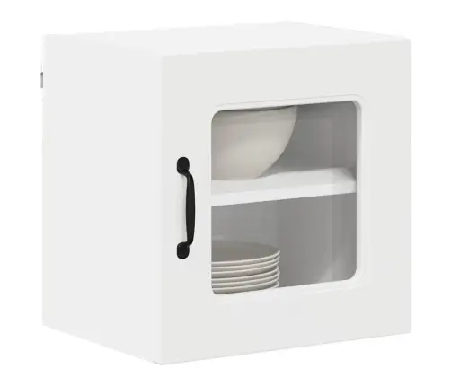 Virtuves Sienas Skapītis Ar Plauktu 2 Pcs Balts 40 X 31 X 40 Cm Vidaxl