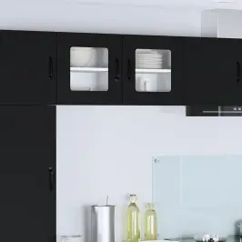 Virtuves Skapis Melna 40 X 31 X 40 Cm Inženierijas Koks Vidaxl