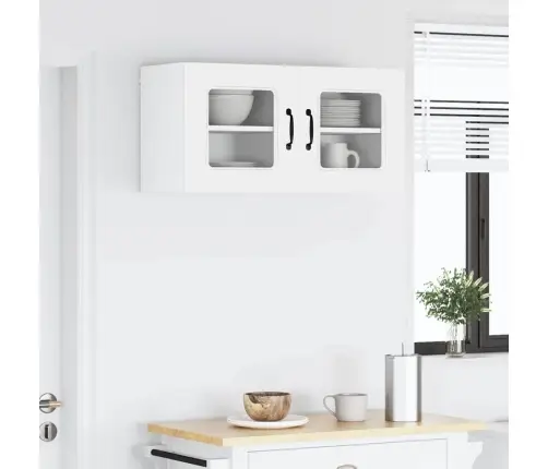 Virtuvės Spintelė Kalmar 2 Pcs Aukštai Blizganti Balta