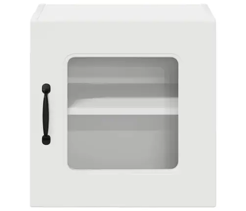 Virtuvės Spintelė Kalmar 2 Pcs Aukštai Blizganti Balta