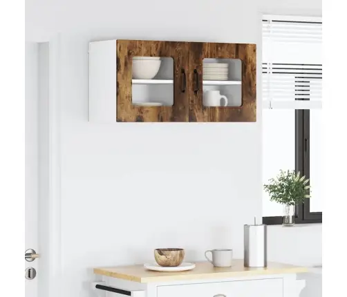 Virtuvės Spintelė Kalmar 2 Pcs Rūkyta Ąžuolas 40 X 31 X 40 Cm