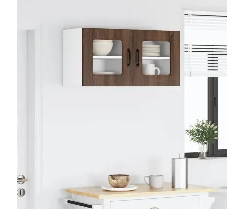 Köögikapp Kalmar 2 Pcs Pruun Tamme 40 X 31 X 40 Cm Tehispuit