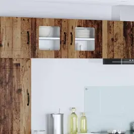 Virtuves Sienas Skapītis 2 Pcs Vecs Koks 40 X 31 X 40 Cm Vidaxl