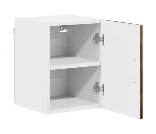 Köögikapp 2 Pcs Suitsetatud Tamm 30 X 31 X 40 Cm Tehispuit