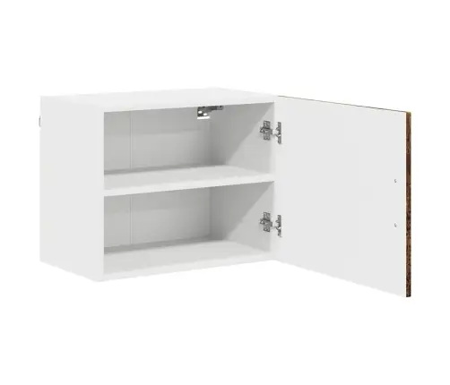 Virtuves Sienas Skapītis Ar Plauktu Vecs Koks 50 X 31 X 40 Cm Vidaxl