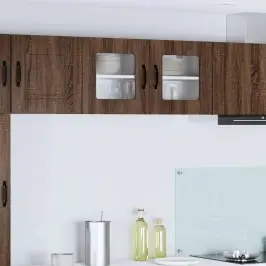 Virtuves Skapis Brūns Ozols 80 X 31 X 40 Cm Inženierijas Koks Vidaxl