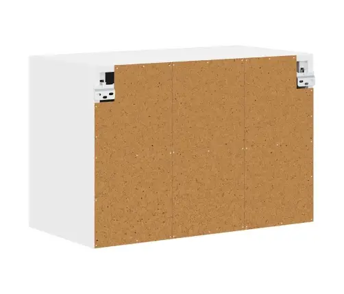 Virtuves Sienas Skapītis Ar Plauktu Balts 60 X 31 X 40 Cm Vidaxl