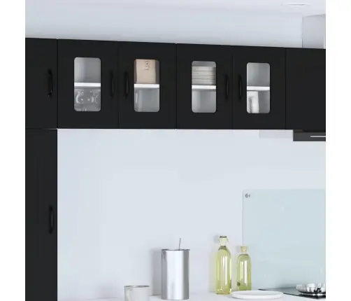 Virtuvės Spintelė Kalmar Juoda 60 X 31 X 40 Cm Apdirbta Mediena
