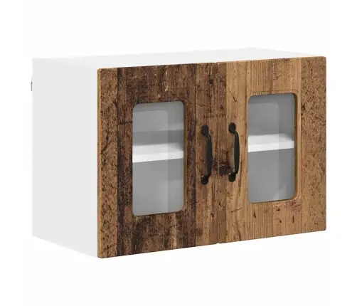 Virtuves Sienas Skapītis Ar Plauktu Vecs Koks 60 X 31 X 40 Cm Vidaxl