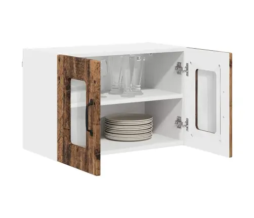 Virtuves Sienas Skapītis Ar Plauktu Vecs Koks 60 X 31 X 40 Cm Vidaxl