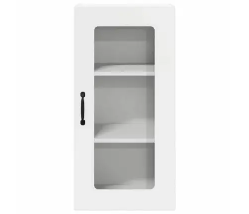 Köögikapp Kalmar Kergelt Läikiv Valge 40 X 31 X 80 Cm Tehispuit