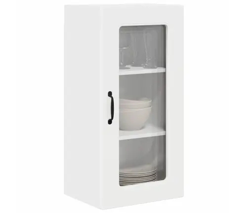 Virtuves Sienas Skapītis 2 Pcs Augsta Spīduma Baltā Krāsa Vidaxl