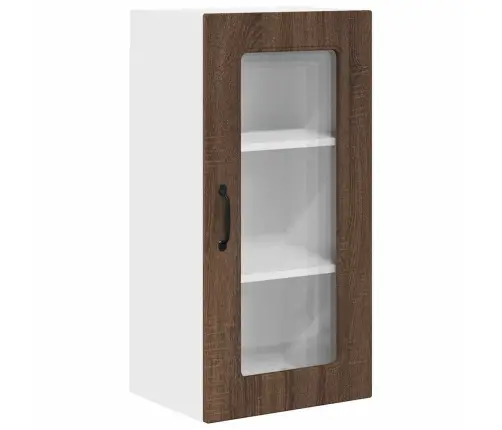 Seinakapp Kööki 2 Pcs Pruun Tamme 40 X 31 X 80 Cm Tehispuit