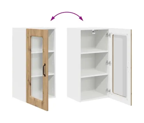 Virtuves Sienas Skapītis Artisānā Ozols 40 X 31 X 80 Cm Vidaxl