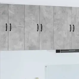 Virtuvės Spintelė Betono Pilka 30 X 31 X 80 Cm Apdirbta Mediena