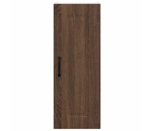 Virtuves Sienas Skapītis 2 Pcs Brūns Ozols 30 X 31 X 80 Cm Vidaxl