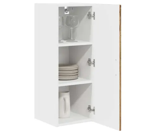 Virtuves Sienas Skapītis 2 Pcs Vecs Koks 30 X 31 X 80 Cm Vidaxl