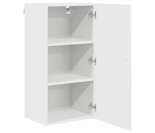 Virtuves Sienas Skapītis Ar Plauktu Balts 40 X 31 X 80 Cm Vidaxl