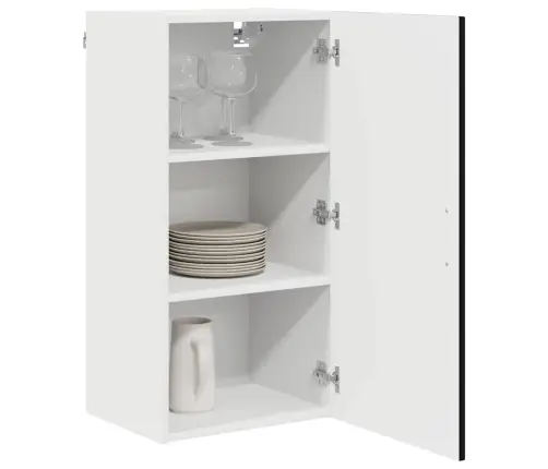 Virtuvės Spintelė Kalmar Juoda 40 X 31 X 80 Cm Apdirbta Mediena