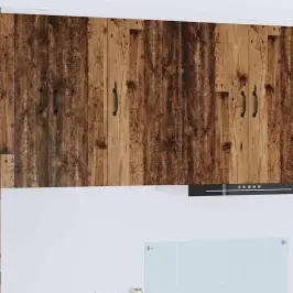 Virtuves Sienas Skapītis Ar Plauktu Vecs Koks 40 X 31 X 80 Cm Vidaxl