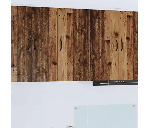 Virtuves Sienas Skapītis Ar Plauktu Vecs Koks 40 X 31 X 80 Cm Vidaxl