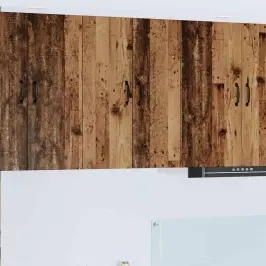 Virtuves Sienas Skapītis Ar Plauktu Vecs Koks 60 X 31 X 80 Cm Vidaxl