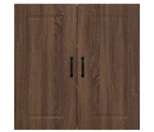 Seinakapp Kööki Riiuliga Pruun Tamme 80 X 31 X 80 Cm Tehispuit