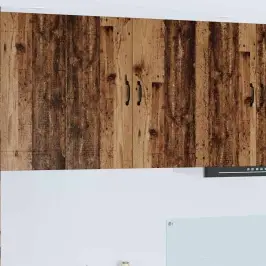 Virtuves Sienas Skapītis Ar Plauktu Vecs Koks 80 X 31 X 80 Cm Vidaxl