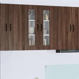 Virtuves Skapis Brūns Ozols 60 X 31 X 80 Cm Inženierijas Koks Vidaxl