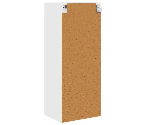 Virtuves Sienas Skapītis Ar Plauktu Augsta Spīduma Baltā Krāsa Vidaxl