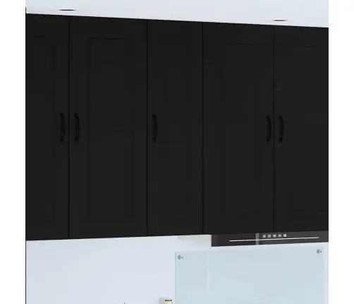 Virtuvės Spintelė Su Saugykla Kalmar Juoda 30 X 31 X 100 Cm