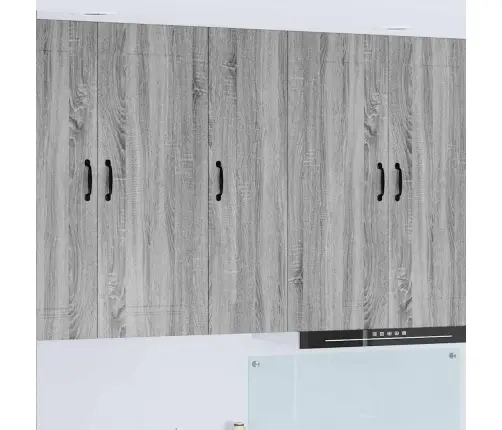 Virtuves Sienas Skapītis Pelēks Sonoma 30 X 31 X 100 Cm Vidaxl