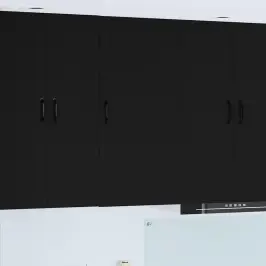 Virtuves Skapis Melna 50 X 31 X 100 Cm Inženierijas Koks Vidaxl