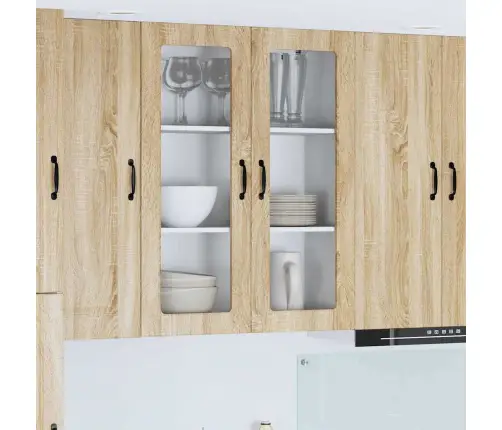 Virtuves Sienas Skapītis Sonoma Ozols 80 X 31 X 100 Cm Vidaxl