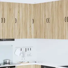 Seinakapp Kööki Riiuliga Sonoma Tamm 57 X 57 X 100 Cm Tehispuit