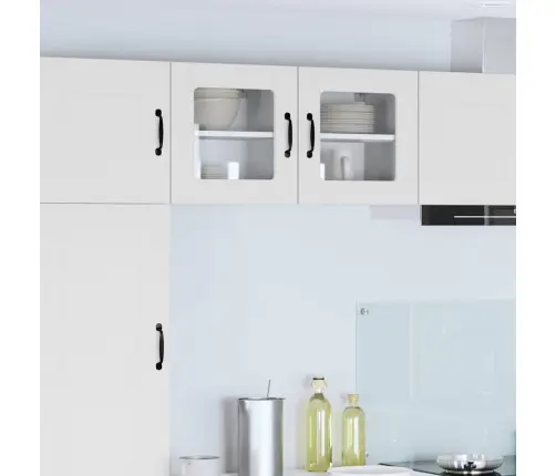 Köögikapp 2 Pcs Valge 40 X 31 X 40 Cm Tehispuit