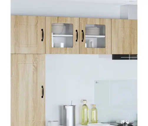 Virtuvės Spintelė 2 Pcs Sonoma Ąžuolas 40 X 31 X 40 Cm