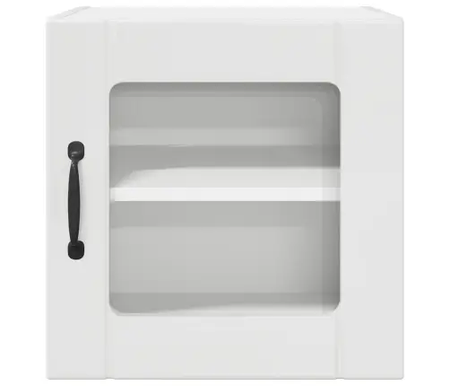 Köögikapp Kergelt Läikiv Valge 40 X 31 X 40 Cm Tehispuit