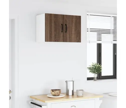 Köögikapp 2 Pcs Pruun Tamme 30 X 31 X 40 Cm Tehispuit