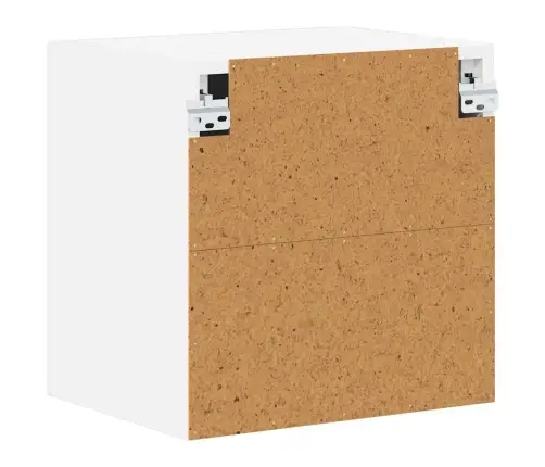 Virtuves Sienas Skapītis 2 Pcs Augsta Spīduma Baltā Krāsa Vidaxl