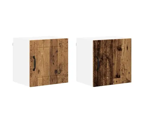 Virtuvės Spintelė 2 Pcs Senas Medis 40 X 31 X 40 Cm