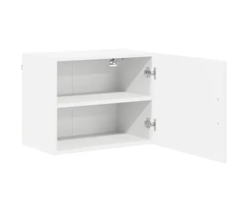 Virtuvės Spintelė 2 Pcs Balta 50 X 31 X 40 Cm Apdirbta Mediena