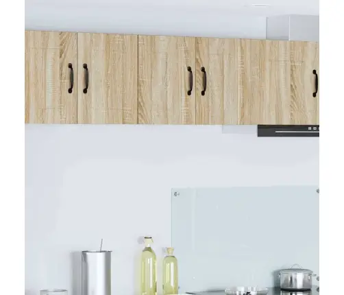 Virtuves Sienas Skapītis Ar Durvīm Sonoma Ozols 60 X 31 X 40 Cm Vidaxl