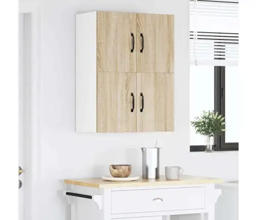 Virtuves Sienas Skapītis Ar Durvīm Sonoma Ozols 60 X 31 X 40 Cm Vidaxl